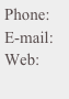 Phone:             
E-mail:  
Web:        
                ￼
